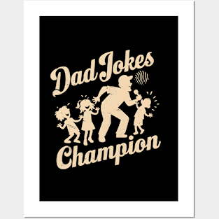 Dad Jokes Champion | Father's Day | Dad Lover gifts Posters and Art